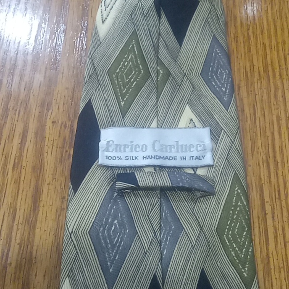COPY - Enrico Carlucci Handmade silk tie - Picture 2 of 4
